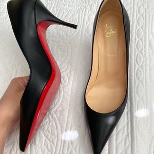 Christian Louboutin Clare 80 Leather Pumps